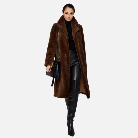 Imitation fur cotton coat thick plush women's coat
