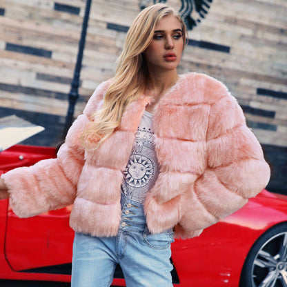 Women's faux fur coat