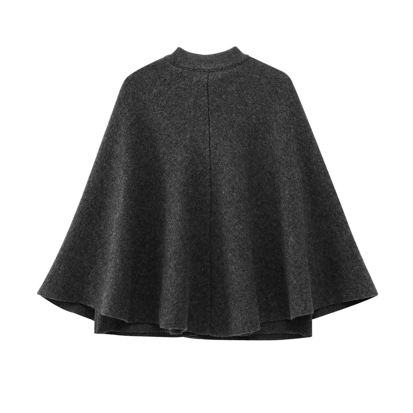 Women's Fashion Cloak Design Knitted Coat Coat Top