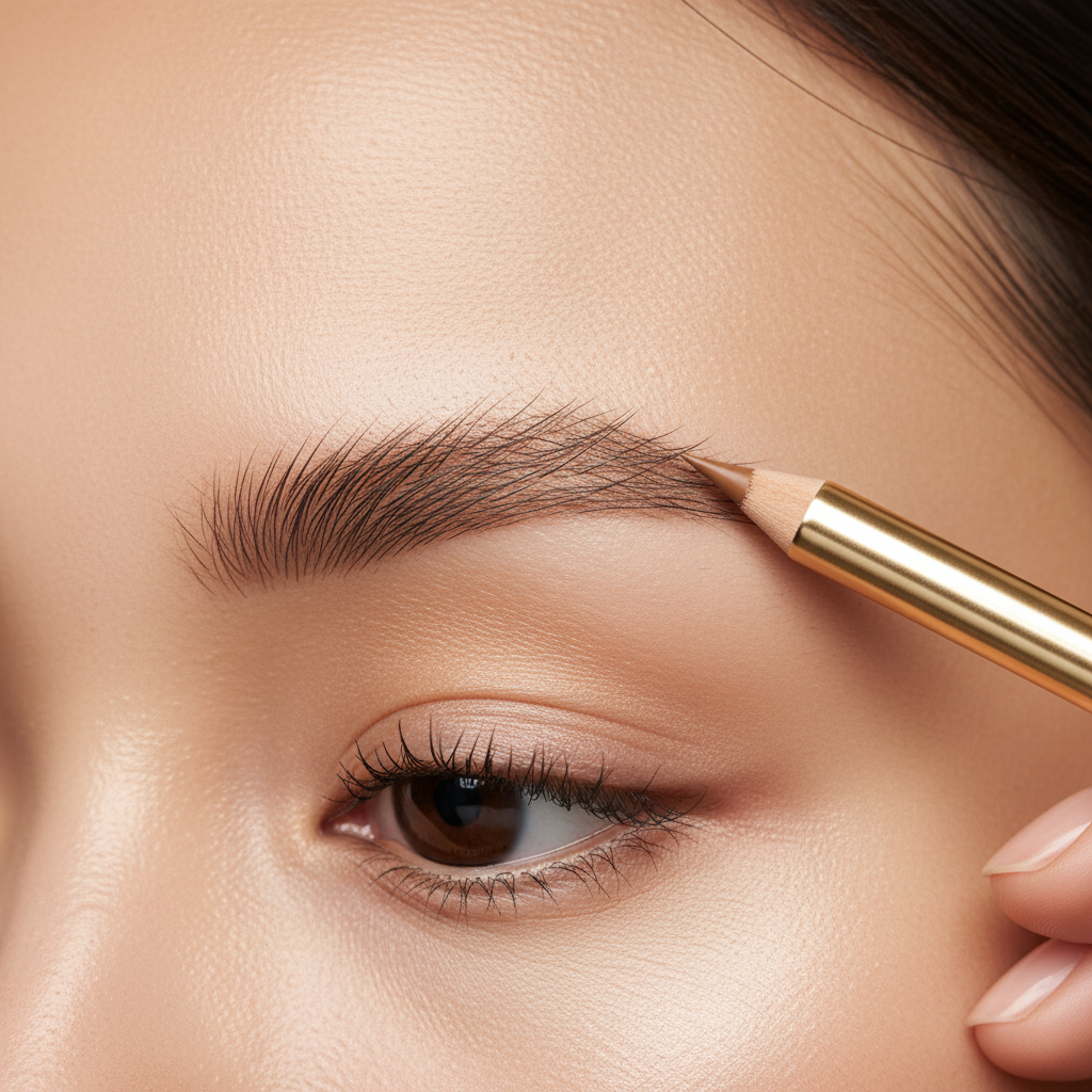 Eyebrow Pencil Drawing