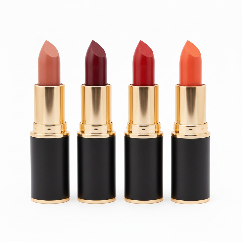 Four Lipsticks Upright