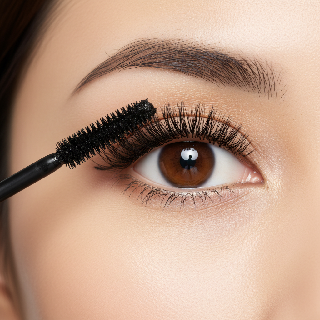Mascara Upper Lash Application