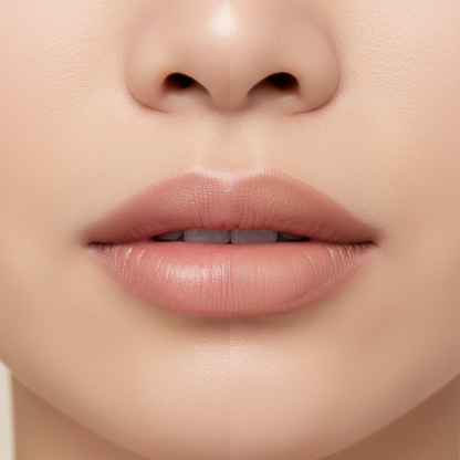 Nude Lip Before After
