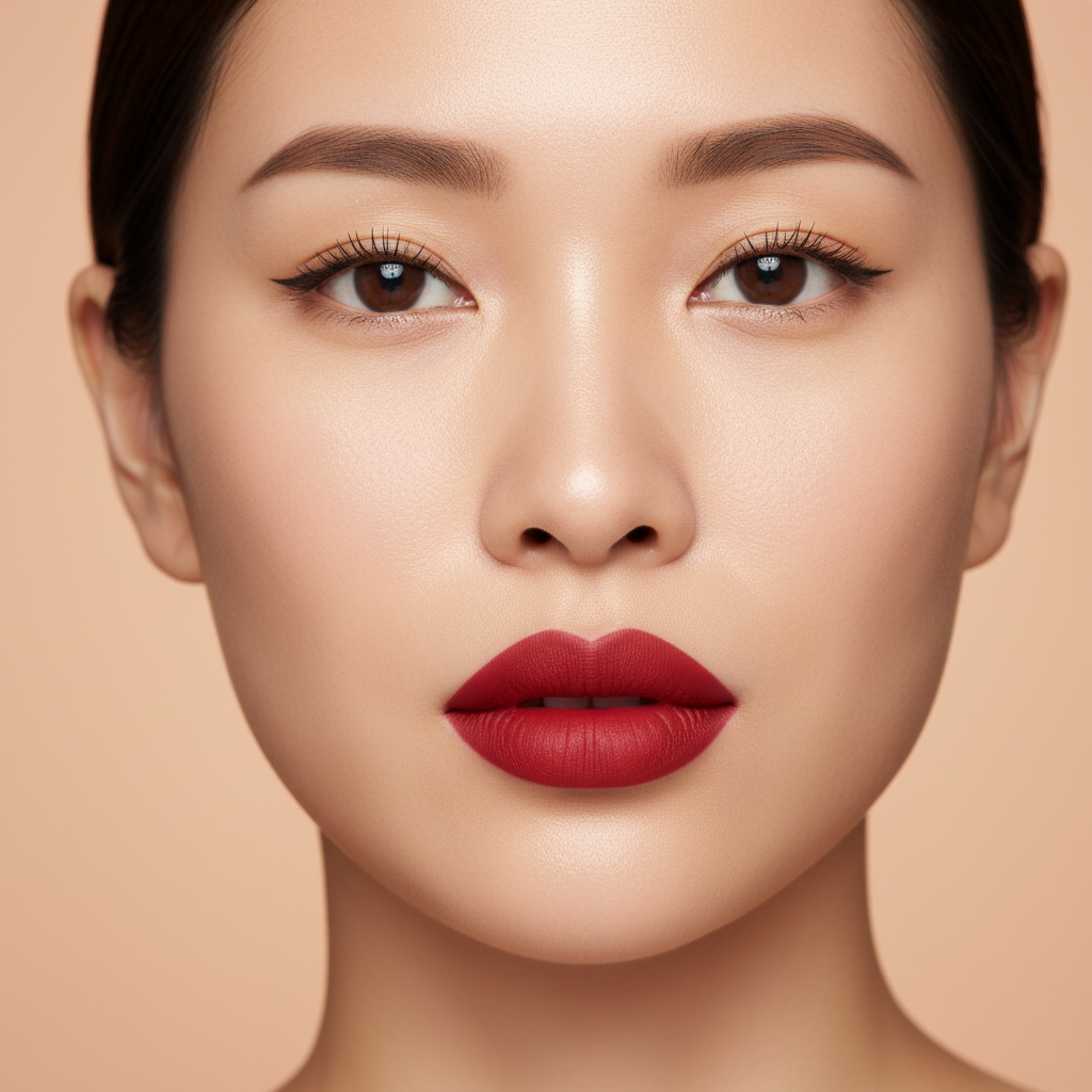 Red Lip Portrait